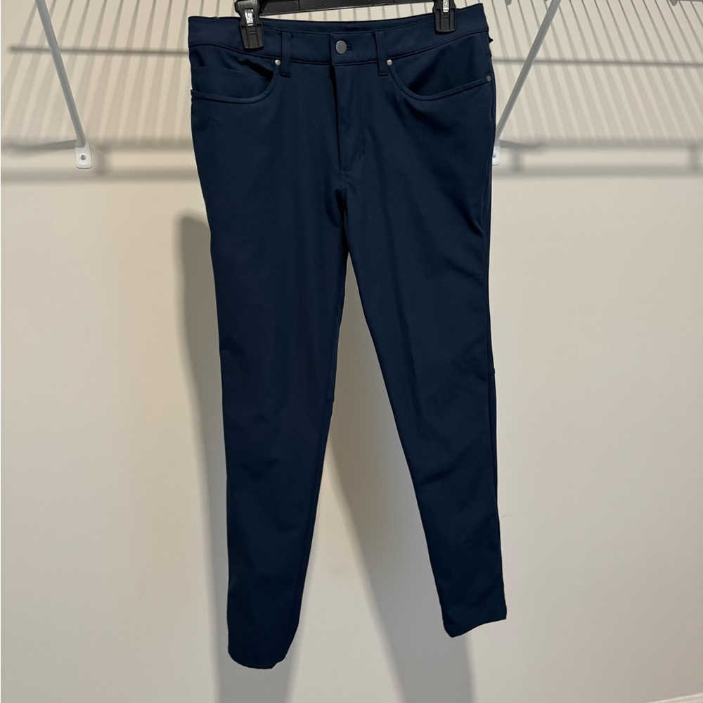 Lululemon ABC skinny-fit pants (navy)